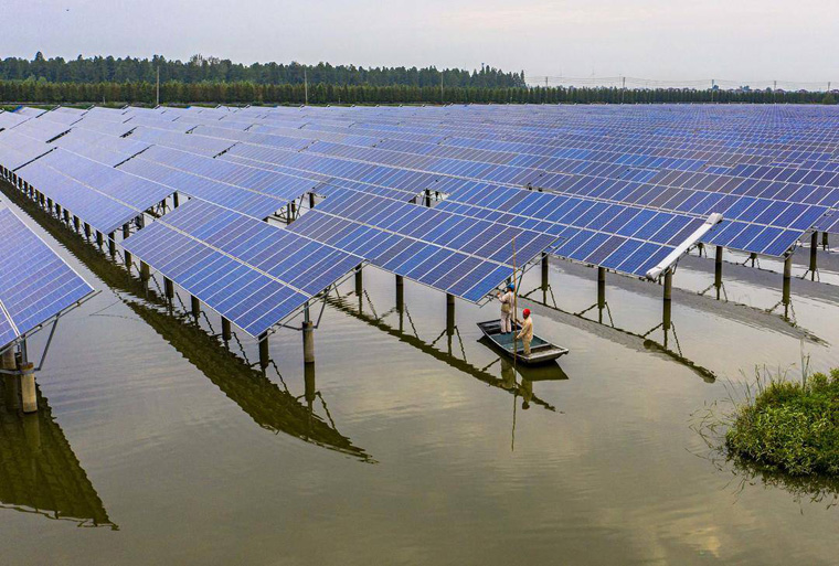 漁光互補光伏發(fā)電項目的必備條件,漁光互補一畝水塘能建多少光伏